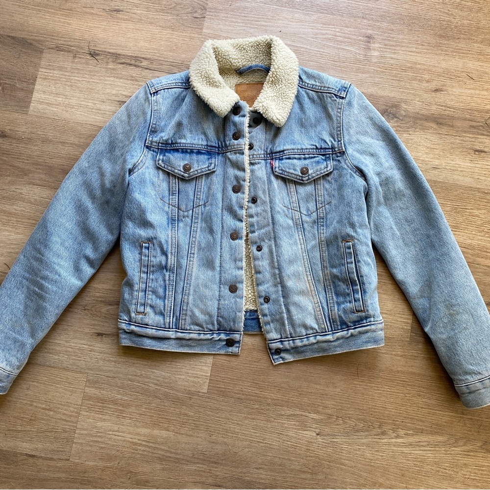 Levi's Fur Lined Jean Jacket